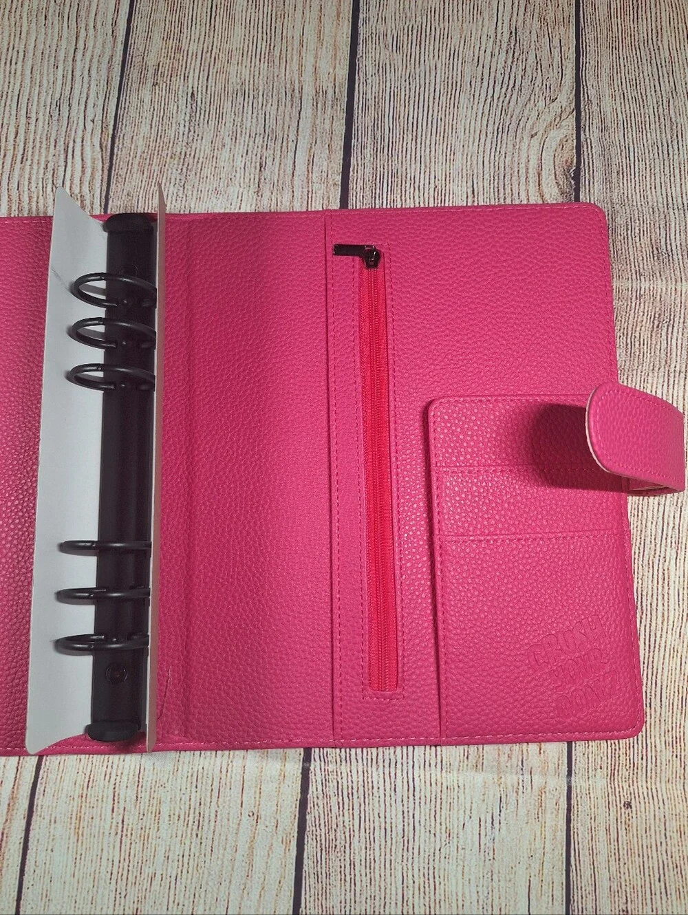 Hot Pink Planner Binder A5 Hot Pink, Budget Binder, Pink Organizer,